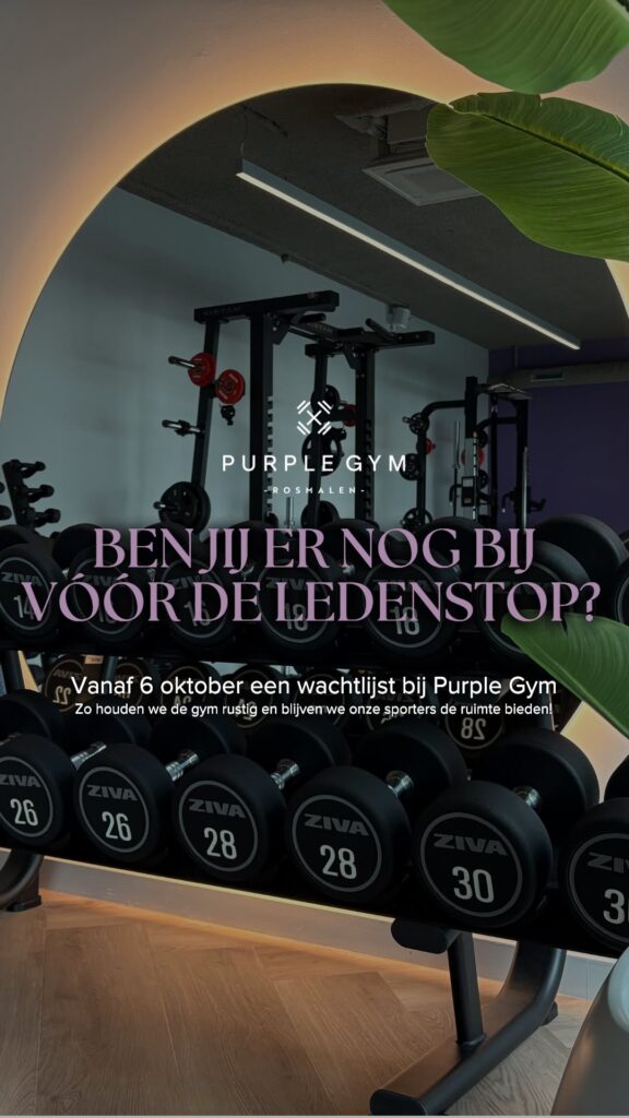 Ledenstop Purple Gym